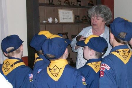 Cub Scouts Visit Warwick Historical Society